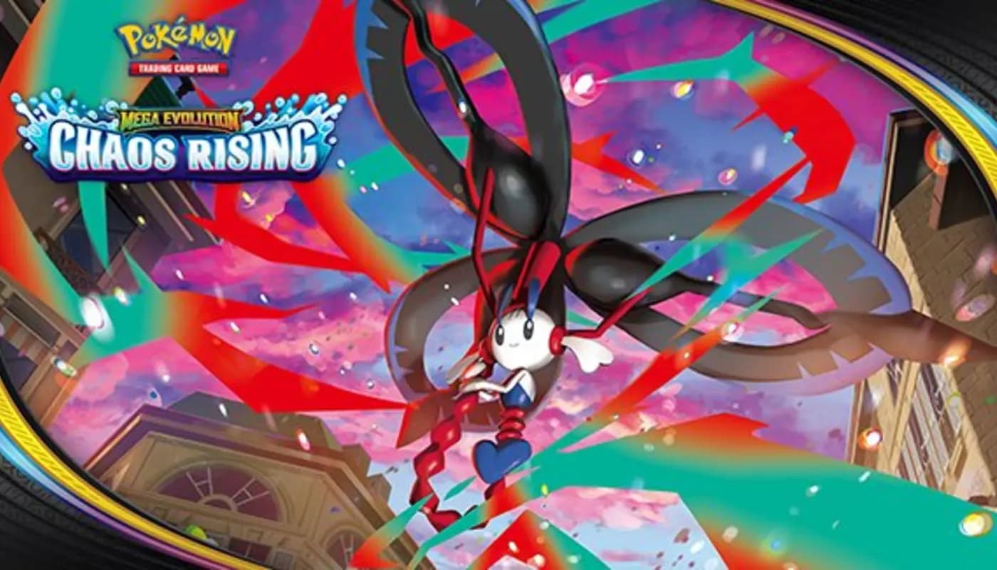 The Pokémon Company gives close look at new cards from the upcoming Pokémon TCG: Mega Evolution—Chaos Rising expansion including Mega Floette ex, new Stadium cards and more