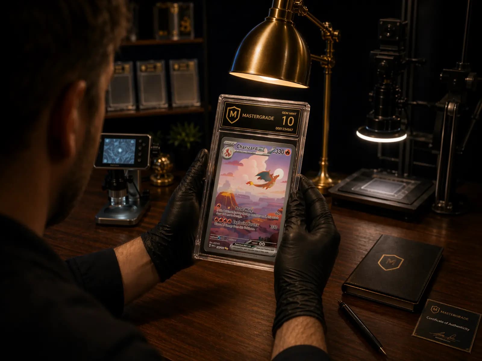 MasterGrade AI card grading - upload cards and get instant grade estimates
