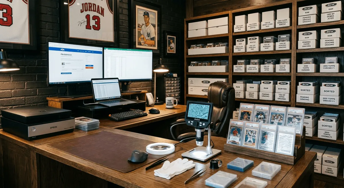 How to Build a Card Grading Business From Home