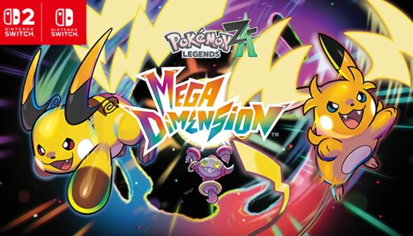 Nintendo points out how Mega Raichu X looks like an X and Mega Raichu Y looks like a Y to promote Pokémon Legends: Z-A – Mega Dimension for Nintendo Switch 2 and Nintendo Switch