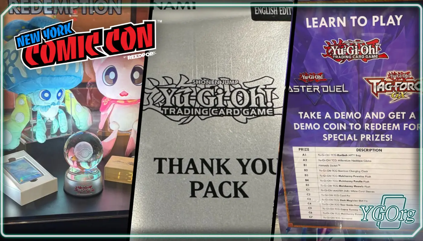Yu-Gi-Oh! Comic Con THANK YOU PACK: Exclusive 30-Card Card Details and Event Prizes Secured