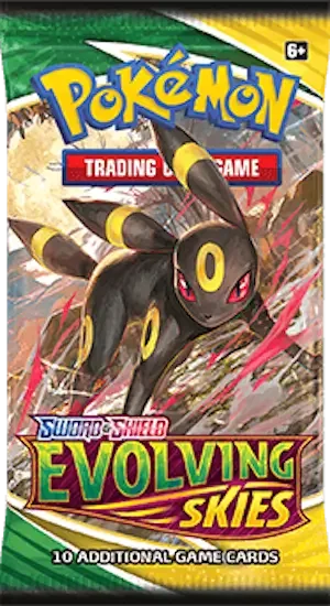 Sword and Shield Evolving Skies booster pack