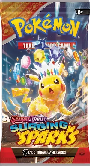 Scarlet & Violet Surging Sparks booster pack