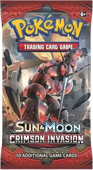 Sun & Moon Crimson Invasion booster pack