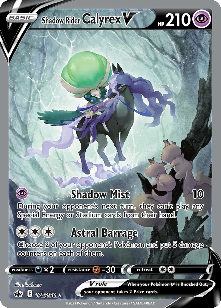 172/198 from Chilling Reign Alternate Art Pokemon Card