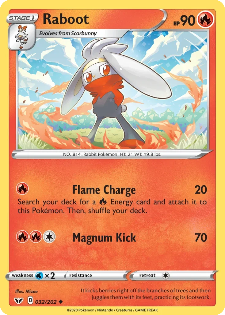 032/202 from Sword & Shield Uncommon Pokemon Card