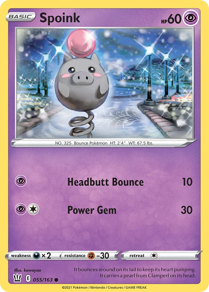 055/163 from Battle Styles Common Pokemon Card