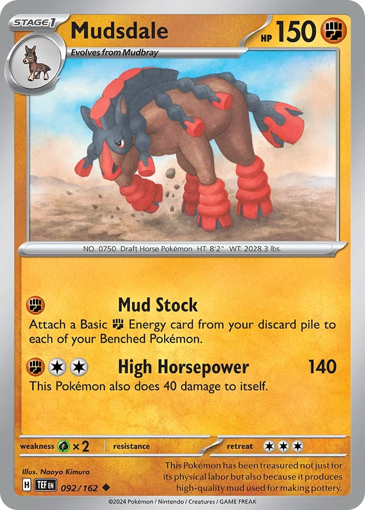092/162 from Temporal Forces Uncommon Pokemon Card