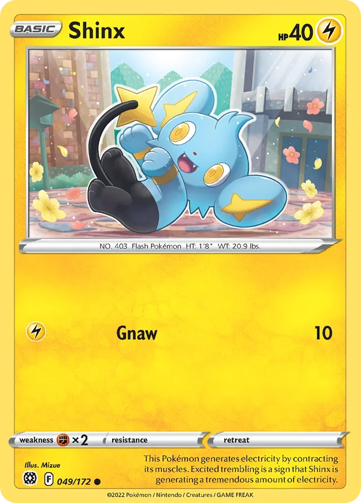 049/172 from Brilliant Stars Common Pokemon Card