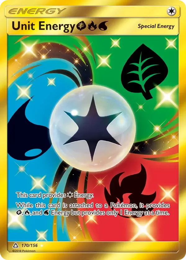 170/156 from Ultra Prism Gold Secret Rare Special Energy Card