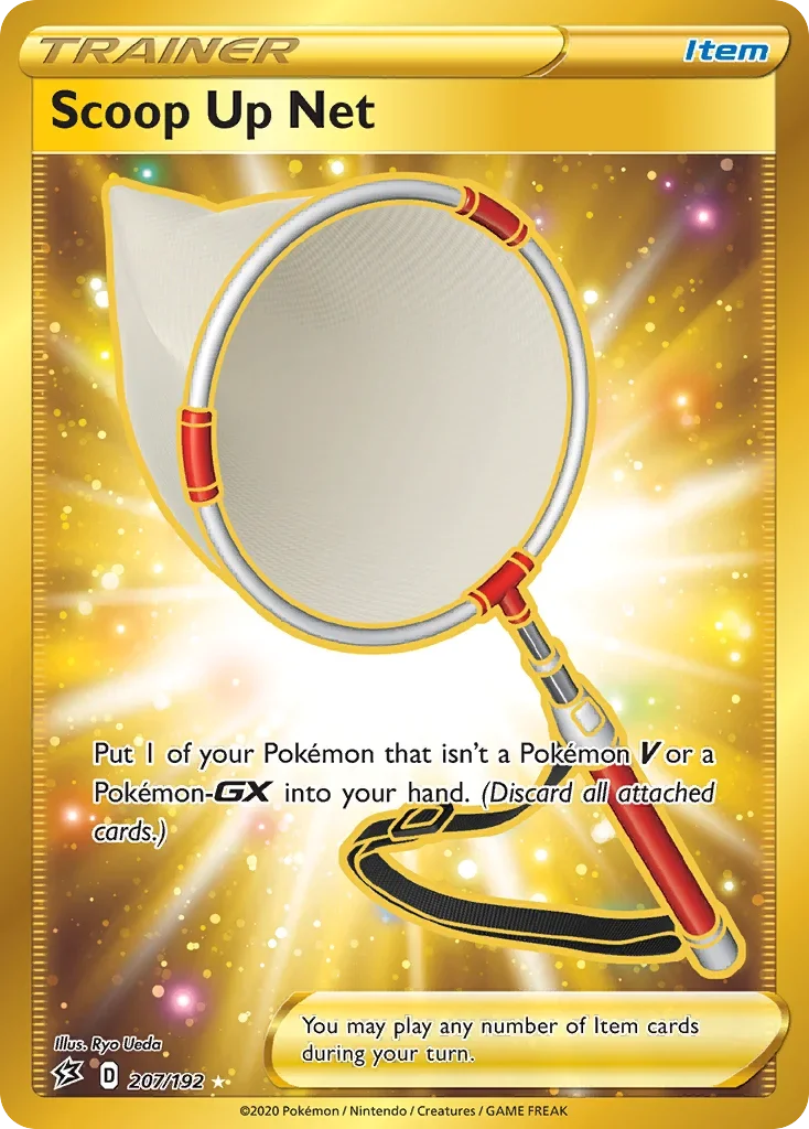 207/192 from Rebel Clash Gold Secret Rare Trainer Card