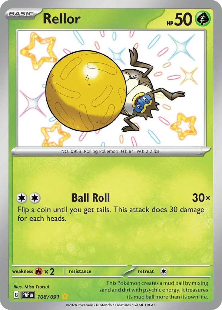 108/091 from Paldean Fates Shiny Rare Pokemon Card