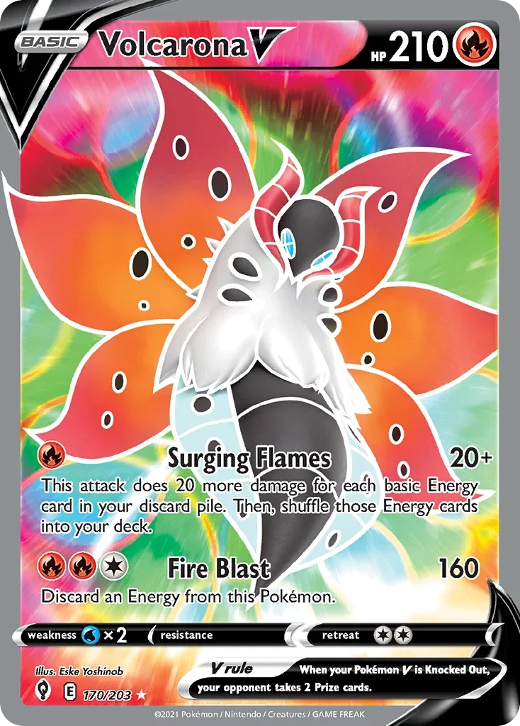 170/203 from Evolving Skies Full Art Pokemon Card