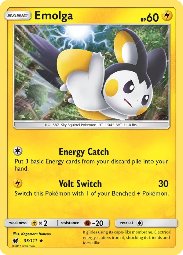 35/111 from Crimson Invasion Uncommon Pokemon Card