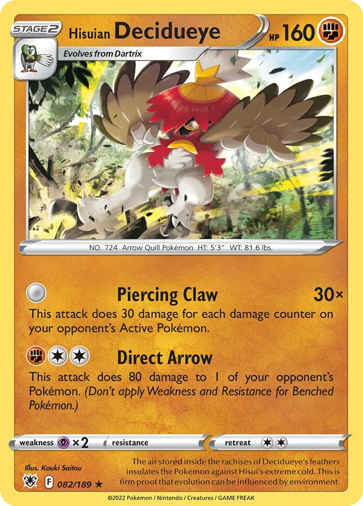 082/189 from Astral Radiance Holo Rare Pokemon Card