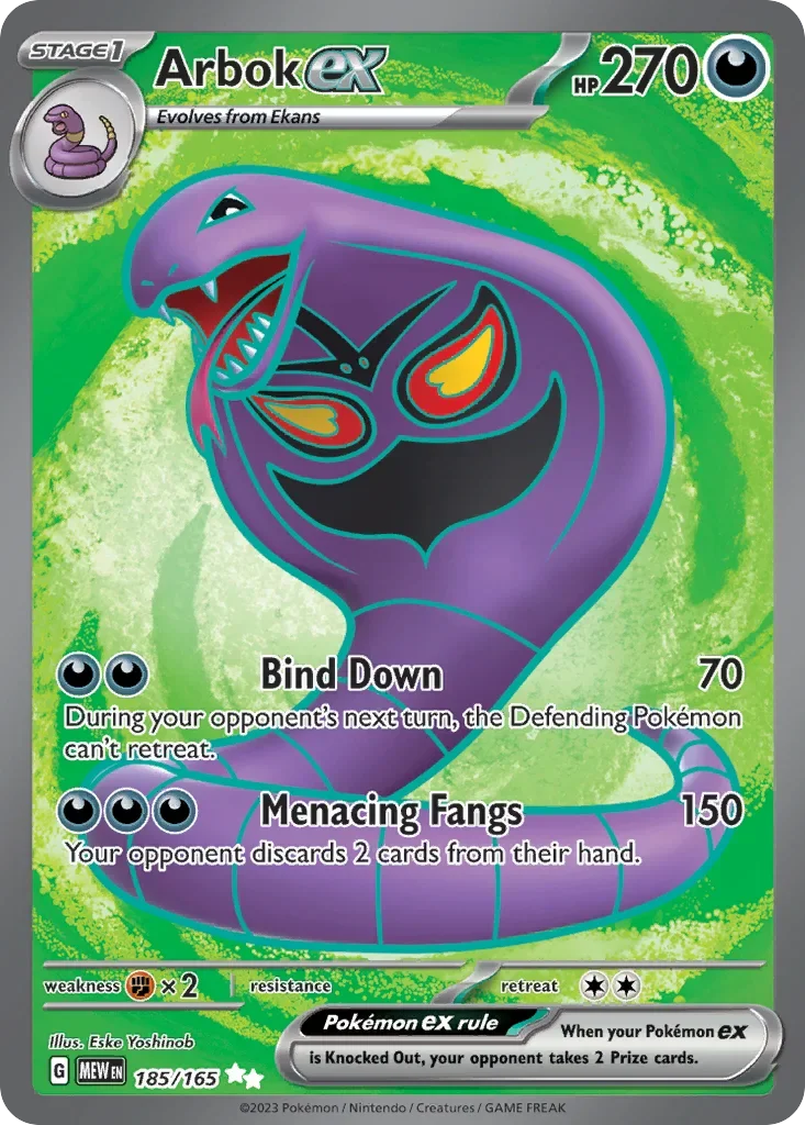 185/165 from 151 Ultra Rare Pokemon Card