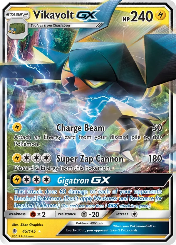 45/145 from Guardians Rising Ultra Rare Pokemon Card