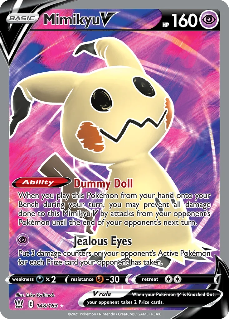 148/163 from Battle Styles Full Art Pokemon Card