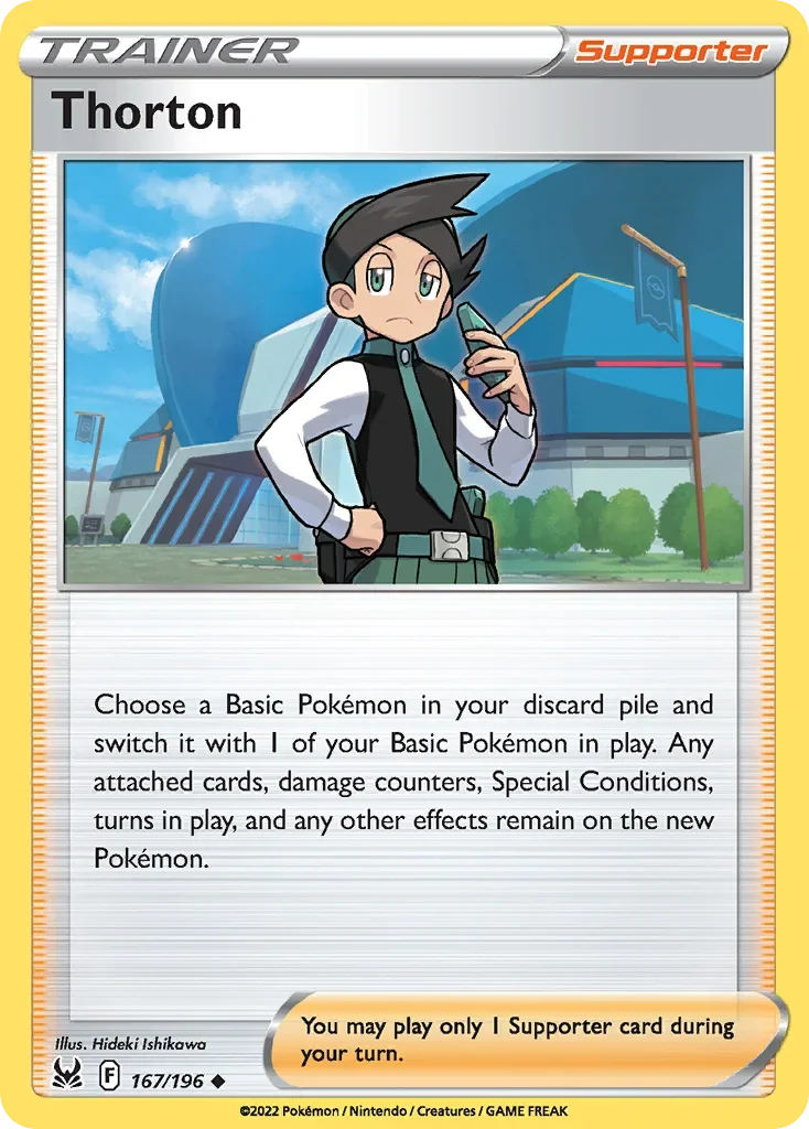 167/196 from Lost Origin Uncommon Pokemon Card