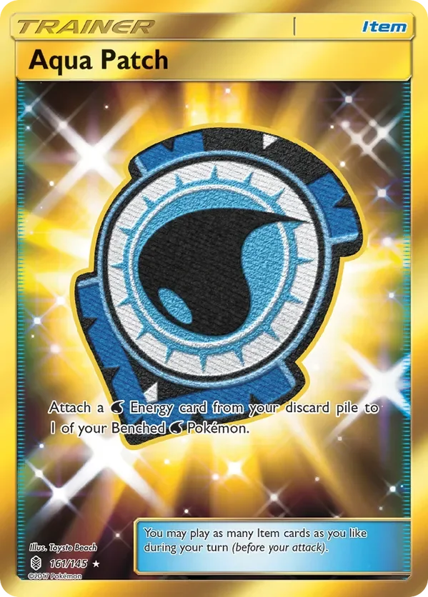 161/145 from Guardians Rising Gold Secret Rare Trainer Card