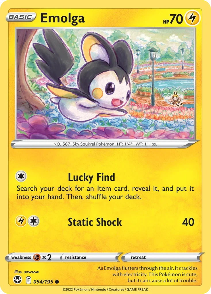 054/195 from Silver Tempest Common Pokemon Card