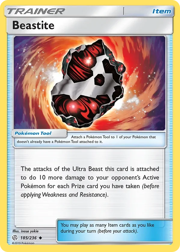 185/236 Beastite Uncommon Trainer Card
