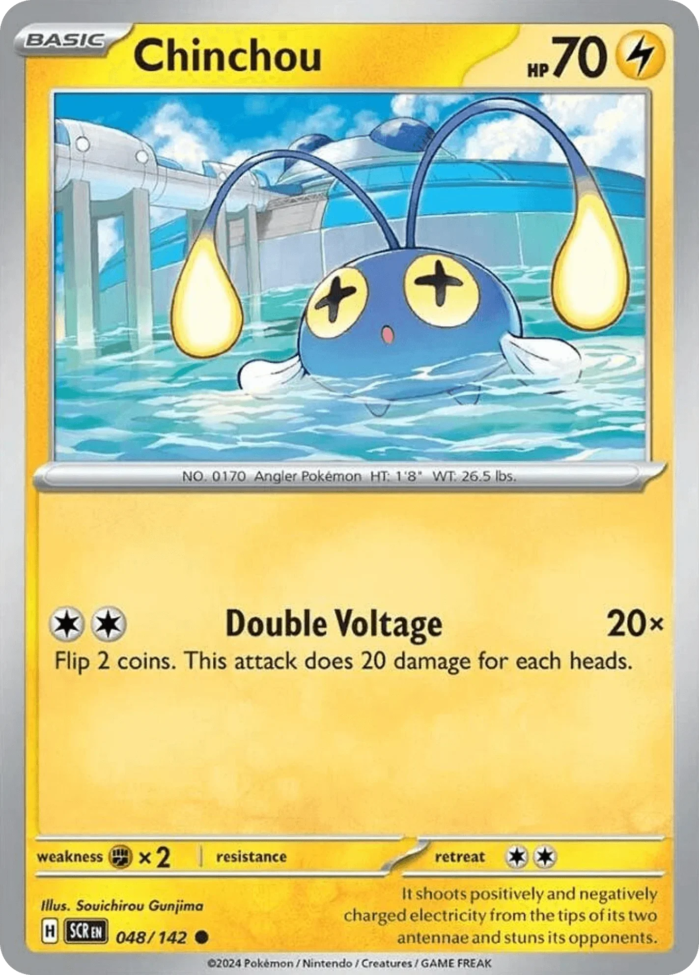 048/142 from Stellar Crown Card List Common Pokemon Card