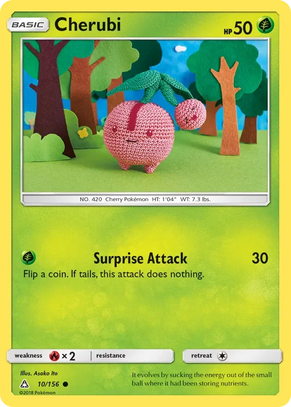 10/156 from Ultra Prism Common Pokemon Card