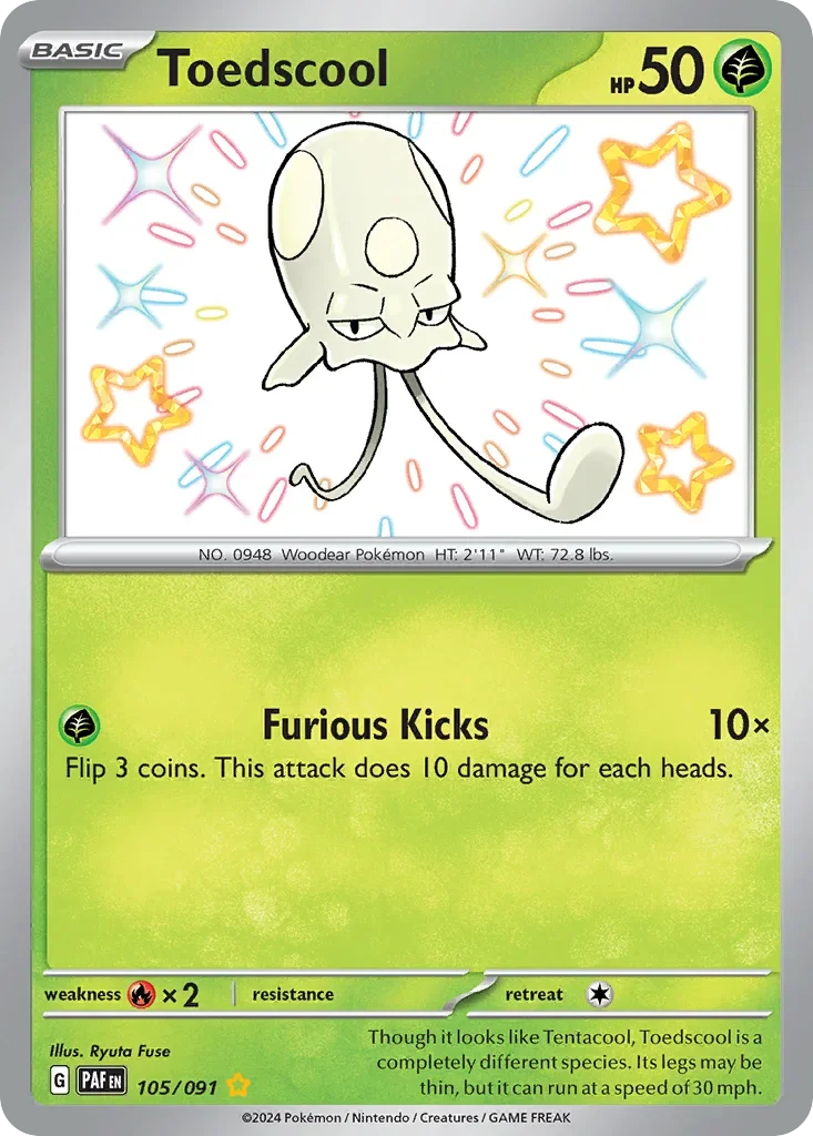 105/091 from Paldean Fates Shiny Rare Pokemon Card