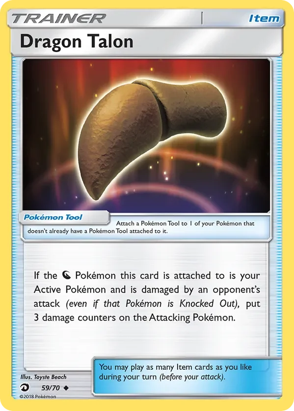 59/70 from Dragon Majesty Uncommon Trainer Card