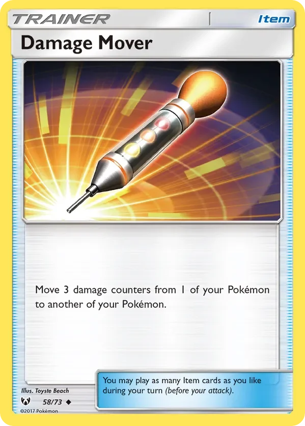 58/73 from Shining Legends Uncommon Trainer Card