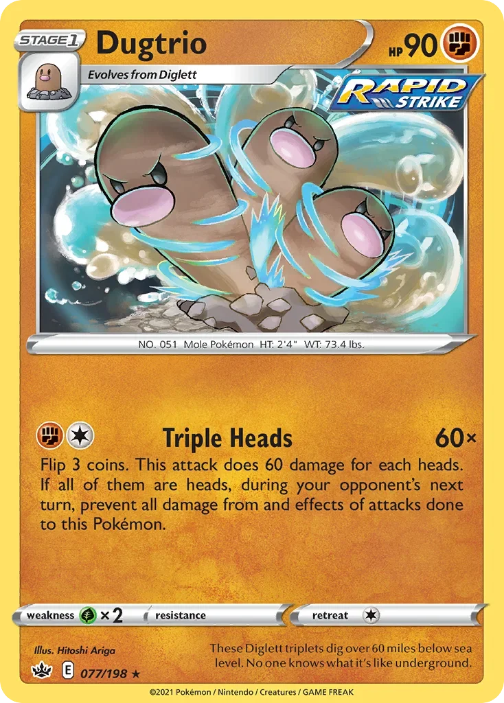 077/198 from Chilling Reign Rare Pokemon Card