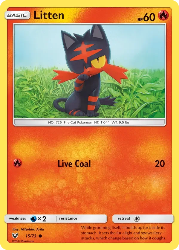 15/73 from Shining Legends Common Pokemon Card