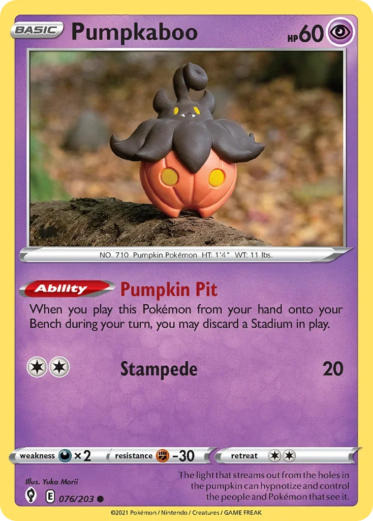 076/203 from Evolving Skies Common Pokemon Card