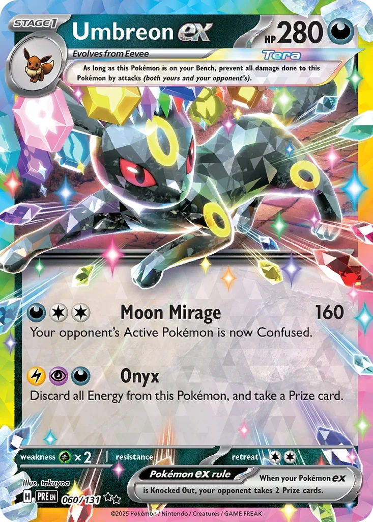 060/131 from Prismatic Evolutions Card List Double Rare Pokemon Card