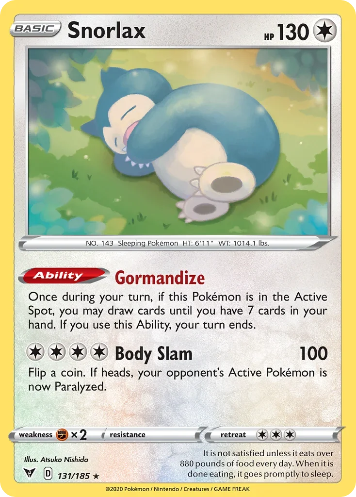 131/185 from Vivid Voltage Holo Rare Pokemon Card