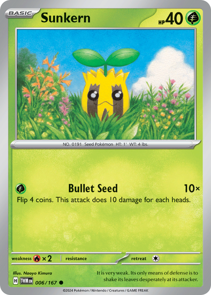 006/167 from Twilight Masquerade Card List Common Pokemon Card