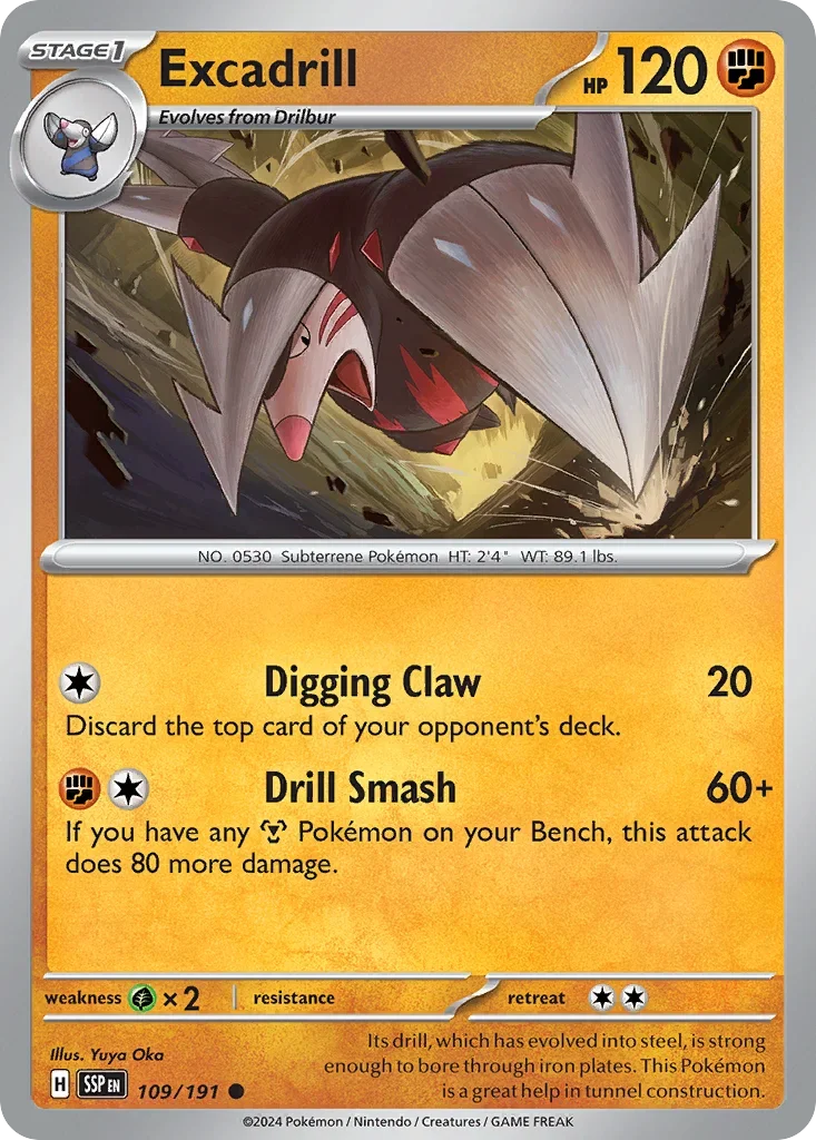 109/191 from Surging Sparks Card List Common Pokemon Card