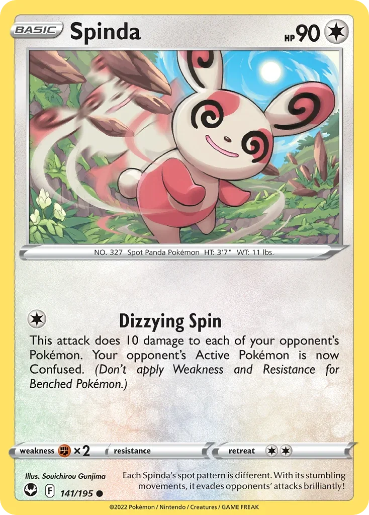 141/195 from Silver Tempest Common Pokemon Card