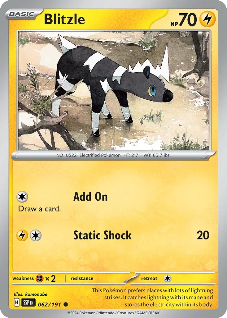 062/191 from Surging Sparks Card List Common Pokemon Card