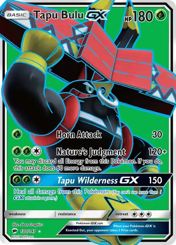 130/147 from Burning Shadows Full Art Pokemon Card