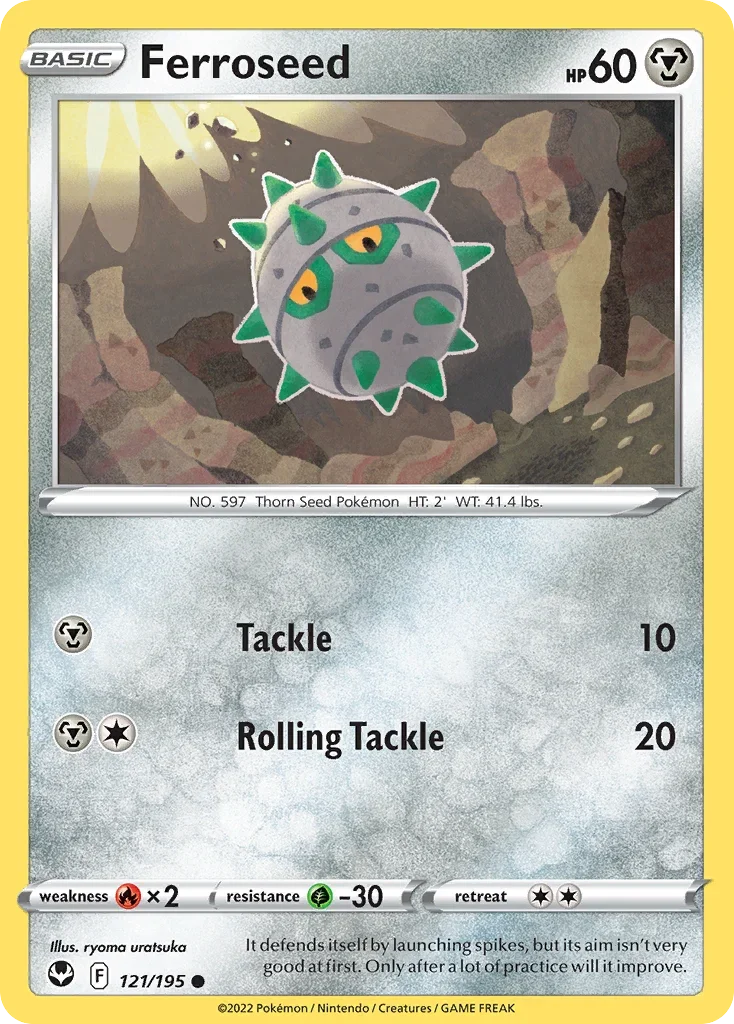 121/195 from Silver Tempest Common Pokemon Card