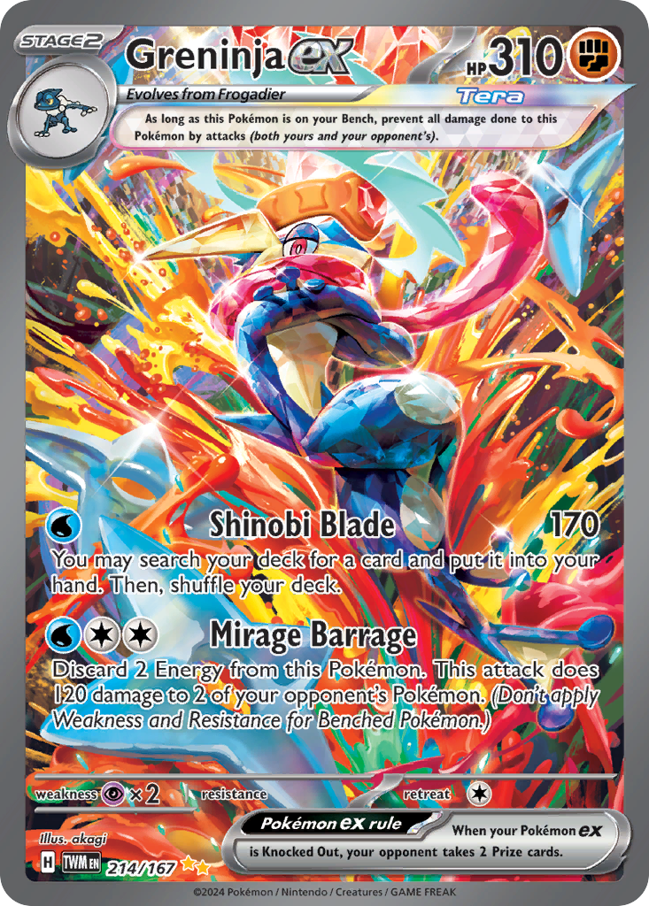 214/167 from Twilight Masquerade Special Illustration Rare Pokemon Card