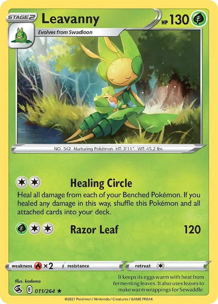 011/264 from Fusion Strike Rare Pokemon Card