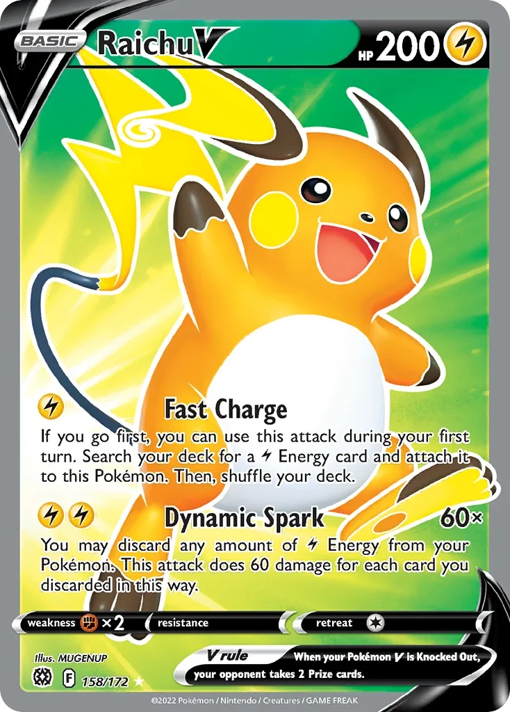 158/172 from Brilliant Stars Full Art Pokemon Card