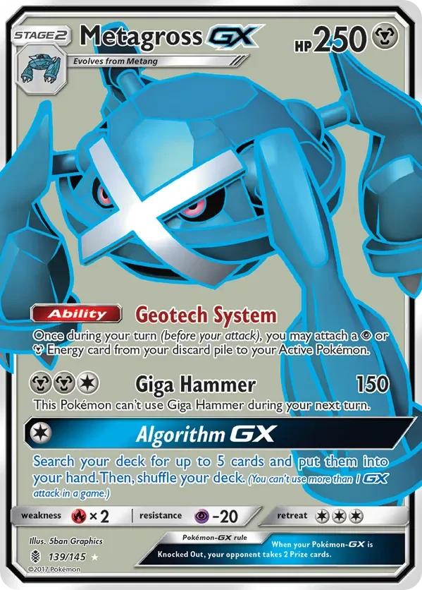 139/145 from Guardians Rising Full Art Pokemon Card