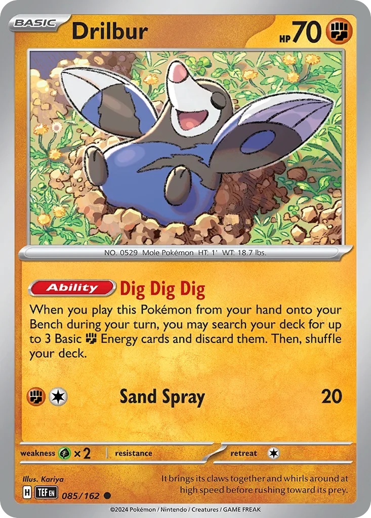085/162 from Temporal Forces Common Pokemon Card