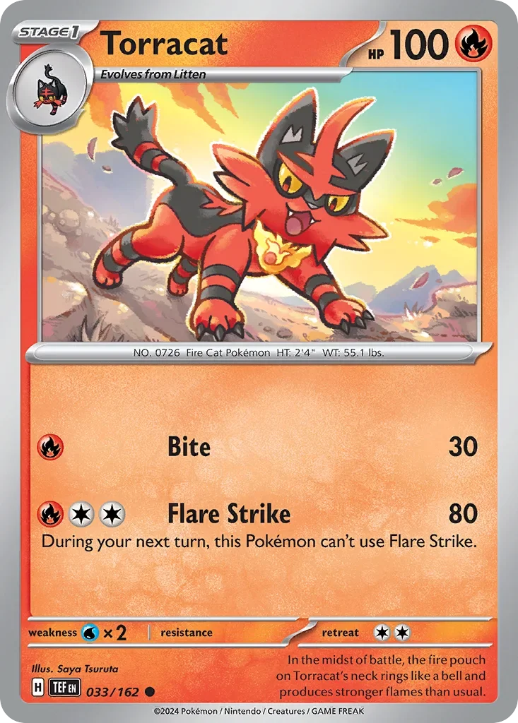 033/162 from Temporal Forces Card List Common Pokemon Card