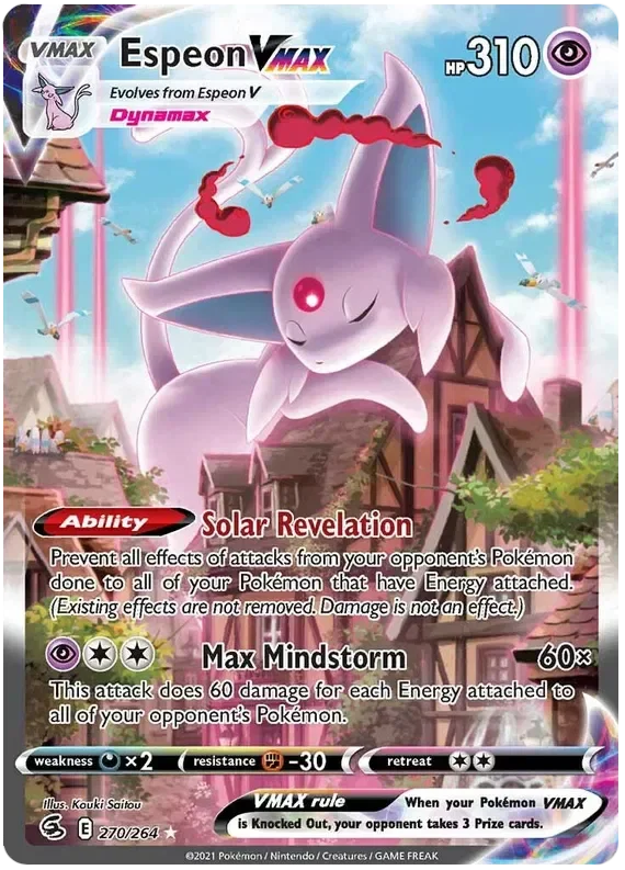 270/264 from Fusion Strike Alternate Art Secret Rare Pokemon Card