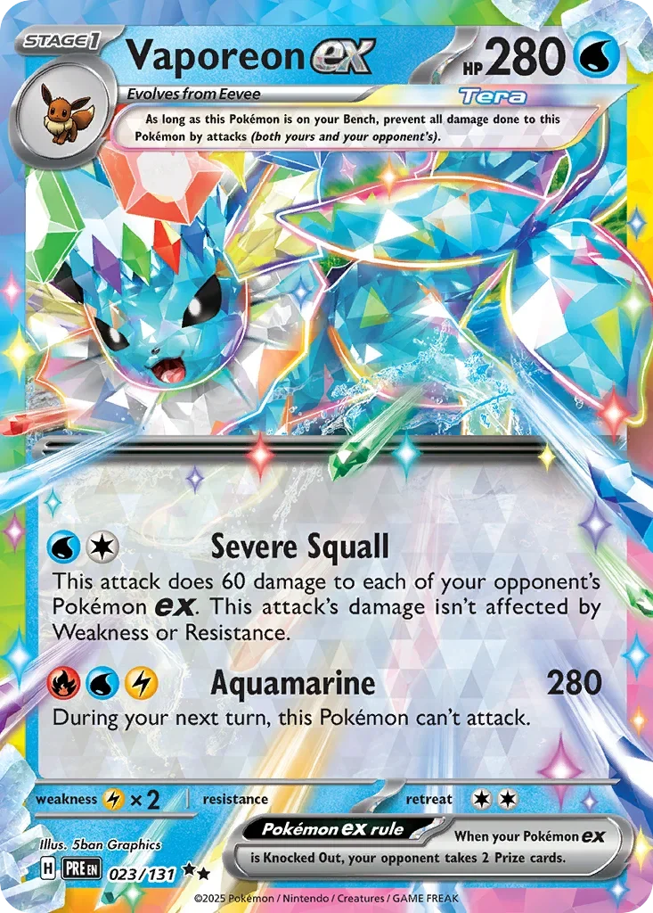023/131 from Prismatic Evolutions Card List Double Rare Pokemon Card